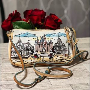 Dooney & Bourke Disney Parks Mickey Minnie Castle bag/purse/Small Crossbody